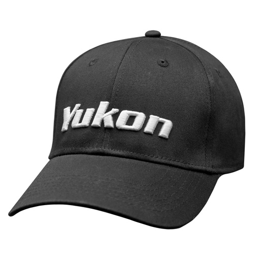 [YCWHAT-11] YUKON BASEBALL HAT (BLACK WITH BOLD)