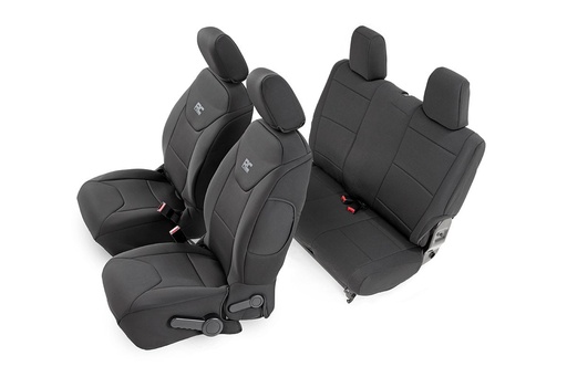 [91007] Seat Covers | Front and Rear | 2-Door | Jeep Wrangler JK 4WD (2013-2018)