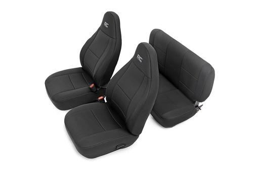 [91001] Seat Covers | Front and Rear | Jeep Wrangler TJ (03-06)/Wrangler Unlimited (04-06) 