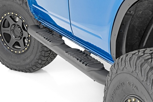 [21011] Oval Nerf Step | 4-Door | Black | Ford Bronco 4WD (2021-2024)