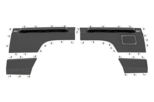 [10579] Fender & Quarter Panel Armor | Rear | Combo | Jeep Cherokee XJ 2WD/4WD (97-01)