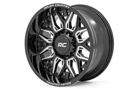 [86221017] Rough Country 86 Series Wheel | One-Piece | Gloss Black | 22x10 | 6x135 | -19mm