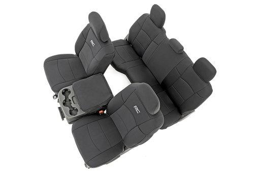 [91044] Seat Covers | FR & RR | 60/40 Rear Seat | Ram 2500 2WD/4WD (19-24)