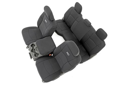 [91043] Seat Covers | Bucket Seats | FR & RR | Ram 2500 2WD/4WD (2019-2024)