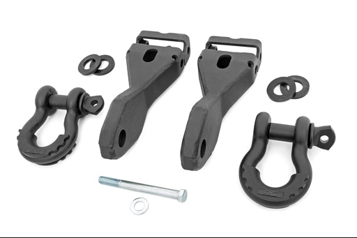 [RS170] Tow Hook Brackets | D-Ring Combo | Chevy Silverado 1500 2WD/4WD (2014-2018 & Classic)