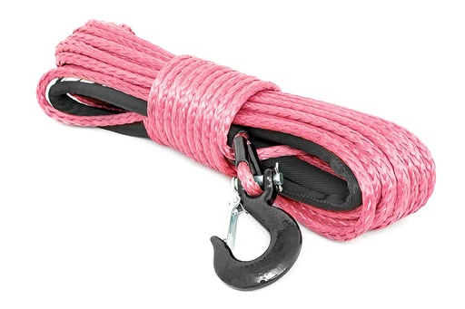 [RS136] Synthetic Rope | 3/8 Inch | 85 Ft Length | Pink