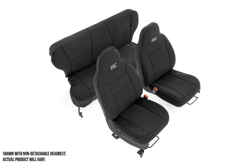 [91023] Seat Covers | Detachable Headrest FR & RR | Jeep Cherokee XJ 2WD/4WD (97-01)