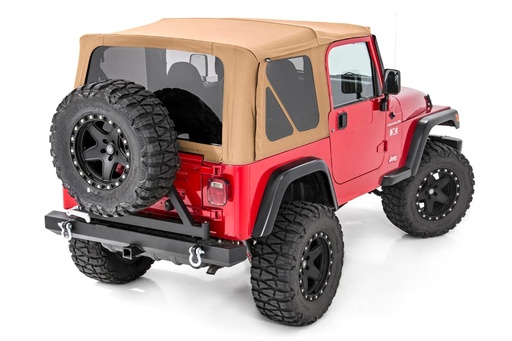 [RC85350.70] Soft Top | Replacement | Spice | Half Doors | Jeep Wrangler TJ 4WD (97-06)