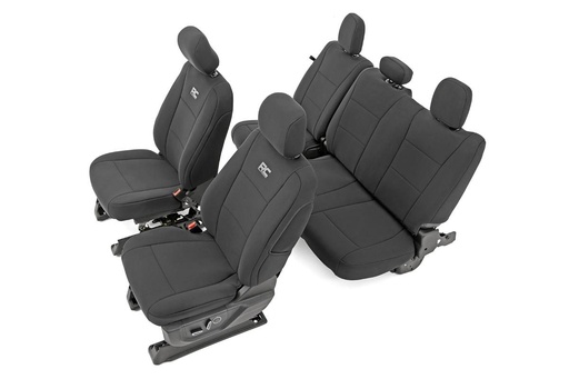 [91018] Seat Covers | FR Bucket and RR Bench | Ford F-150/Lightning/F-250/F-350 (15-23)