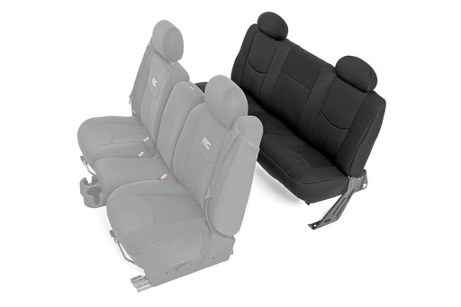 [91014] Rear Seat Covers | Full Bench | Chevy/GMC 1500 (99-06 & Classic)