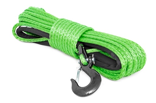 [RS113] Synthetic Rope | 3/8 Inch | 85 Ft | Lime Green