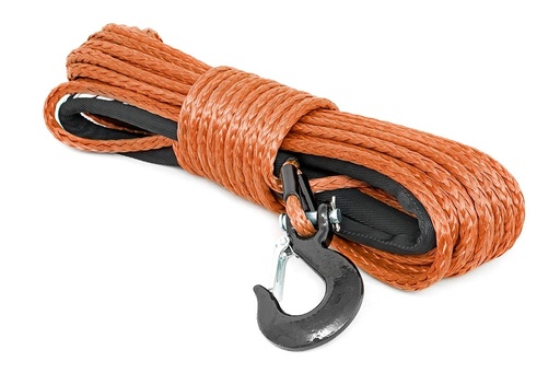 [RS111] Synthetic Rope | 3/8 Inch | 85 Ft | Orange