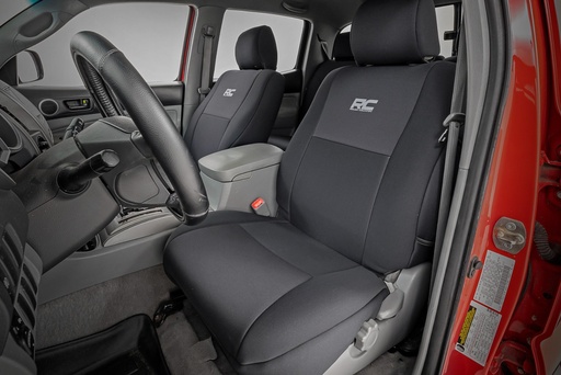 [91052] Seat Covers | FR & RR | Crew Cab | Toyota Tacoma 2WD/4WD (2005-2015)
