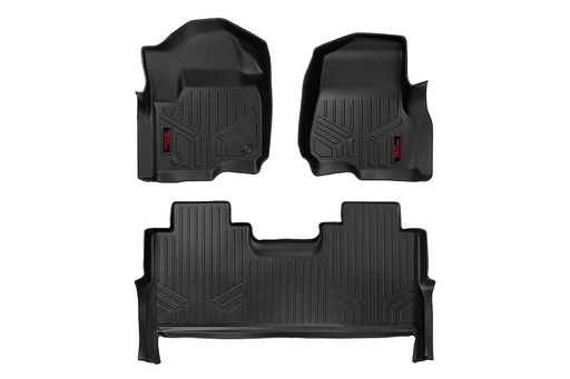 [M-51712] Floor Mats | Front and Rear | Ford F-250/F-350 Super Duty 2WD/4WD (2017-2024)