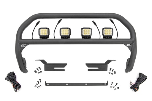 [51050] Nudge Bar | 3 Inch Wide Angle Led (x4) | Ford Bronco 4WD (2021-2024)
