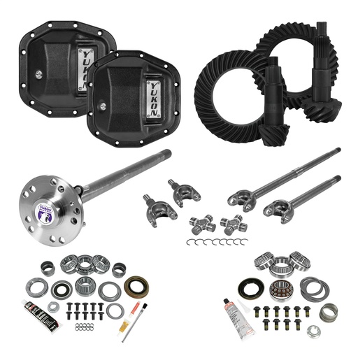 [YGK076STG4] JL NON-RUBICON M220 REAR/ M186 FRONT, STAGE 4 GEAR KIT PACKAGE, 3.73, F&R COVER & 4340 F&R AXLE KITS