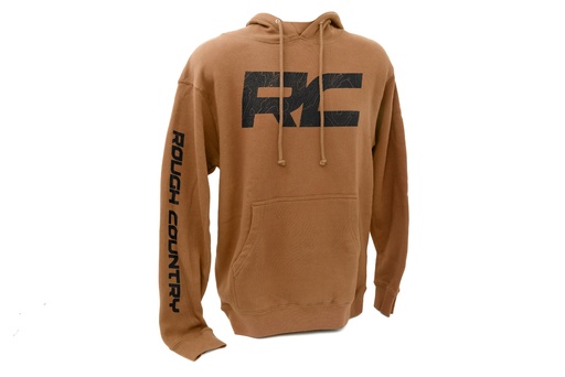 [94095XL] Rough Country Hoodie | RC Topographical Sleeve | Saddle | XL